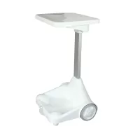 Freestanding Sack Holder With Wheels White Lid