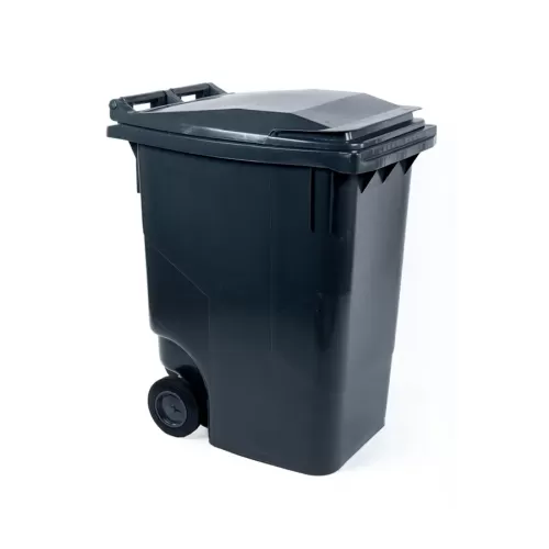 Fletcher European Wheelie Bin Plastic 120ltr Grey 555x480x930mm