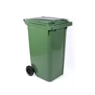 Fletcher European Wheelie Bin Plastic 240ltr Green 740x580x1070mm