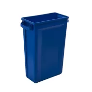 Trust Svelte® Bin Rectangular With Venting Channels Blue HDPE 60ltr 50.7x27.2x63.2cm