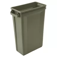 Trust Svelte® Bin Rectangular With Venting Channels Beige HDPE 87ltr 50.7x27.2x75.6cm