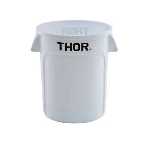 Trust Thor Round All Purpose Bin White LLDPE 166ltr 68.6x61.0x80.0 cm