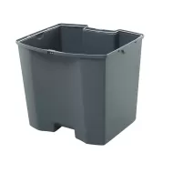 Trust Rigid Liners For 30L Step On Bin Grey HDPE 27ltr 36.5x29.8x33.7 cm