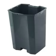 Trust Rigid Liners For 45L Step On Bin Grey HDPE 38ltr 36.5x29.8x50.2 cm