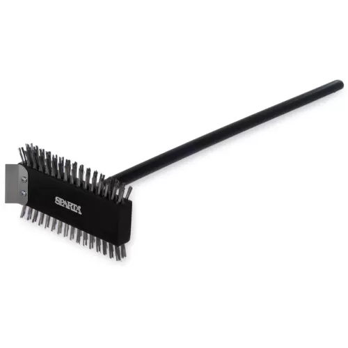 Carlisle Sparta® Broiler Master Grill Brush 30.5in Black