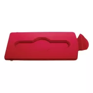 Slim Jim® Recycling Station Closed Lid Red