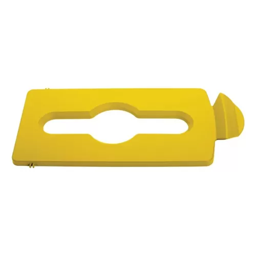 Slim Jim® Recycling Station Mixed Recycling Lid Yellow