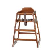 High Chair Self Assembly Walnut 20x19x26.75 inch