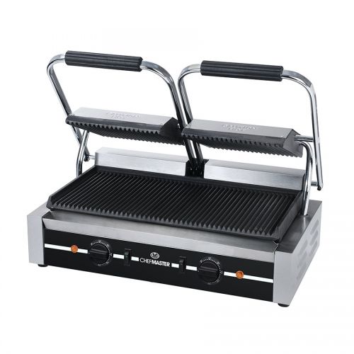 Chefmaster Double Contact Grill - Ribbed
