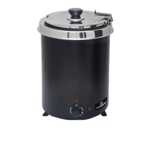 Chefmaster Soup Kettle - Black - 6 Ltr capacity