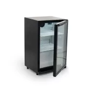 Arctica Bar & Display Bottle Cooler - 1 Hinged Door - Black