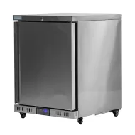 Arctica Heavy Duty Undercounter Freezer - 145Ltr - Stainless Steel - 1 Door - right-hand hinged