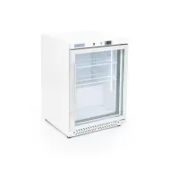 Arctica Medium Duty Undercounter Refrigerator - Glass Door - 143Ltr - White