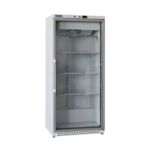 Arctica Medium Duty Upright Refrigerator - Glass Door - 580Ltr - White