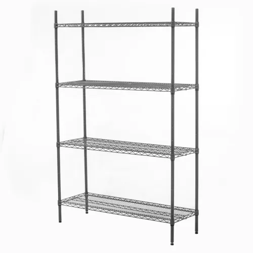 Connecta Nylon Wire Shelving Unit - 4 Tier - 900 x 400 x 1800mm