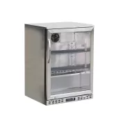 Arctica Bar & Display Bottle Cooler - 1 Hinged Door - Stainless Steel