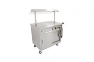 Parry MSFG Plain Top Mobile Servery with Heated Gantry