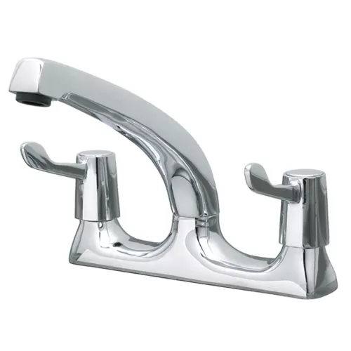 Connecta Mixer Tap with 3-inch Levers & Swivel Spout