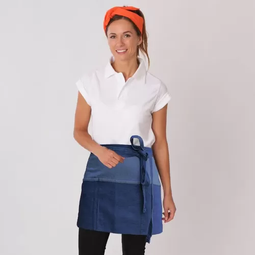 Dennys Denim Colour 100% Cotton Money Pocket Apron