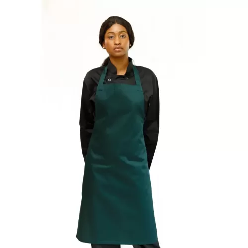 Brigade Green Polycotton Bib Apron 96x72cm