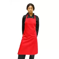 Brigade Red Polycotton Bib Apron 96x72cm