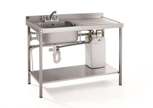 Portable 1400 sink with hot water supply by Parry