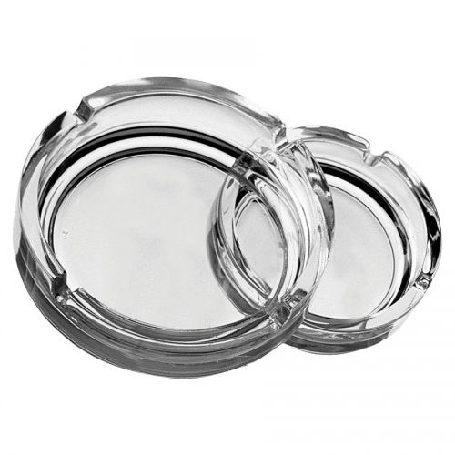 Small Clear Stackable Ashtray 4.25 inch10.7cm