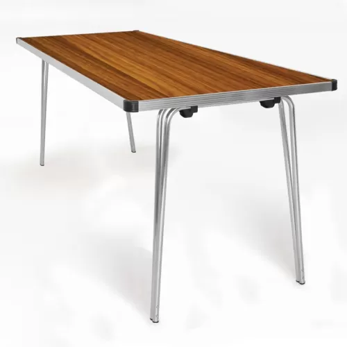 Folding Table 1830 x 685 x 760H - Teak laminated top