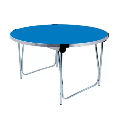 Folding Table 1220dia. x 760H - Azure laminated top