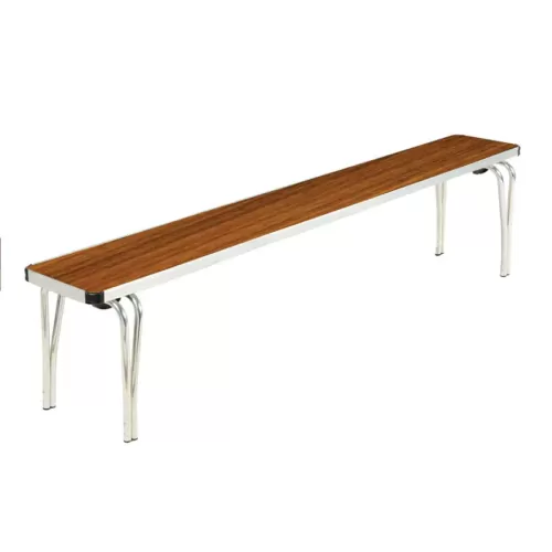 Stacking Bench 1220 x 254 x 483H -Teak laminated top