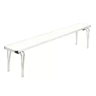 Stacking Bench 1220 x 254 x 483H - White laminated top