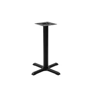 Tabilo Phoenix Black Powder Coated Finish Cruciform Shape Small Dining Table Base