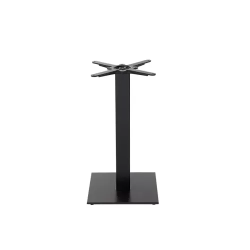 Tabilo Forza Black Powder Coated Finish Square Shape Small Dining Table Base