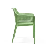 Tabilo Boom Polypropylene Sheen Finish Indoor And Outdoor Green Armchair