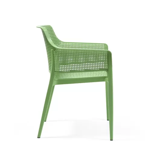 Tabilo Boom Polypropylene Sheen Finish Indoor And Outdoor Green Armchair