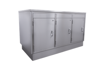 Stainless Steel Base Cupboard 3 doors - Parry 3DBC
