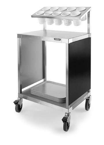 Stainless Steel Cutlery and Tray Trolley Heavy Duty