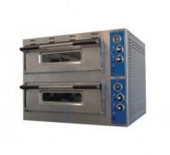 Electric Twin Deck Pizza Oven 8 pizza 12"